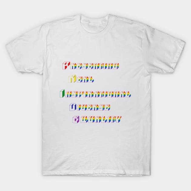 PRIDE- Colourful-Rainbow- 3D T-Shirt by Vtheartist